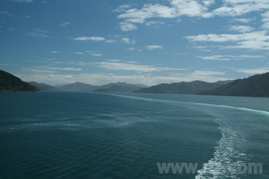 Leaving the South Island